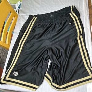 Labron James Nike Basketball Shorts Black XXXl Flaws See Pictures